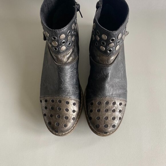 Rieker Scratch Studded Warm Lined Ankle Boots 9.5/10 - Picture 3 of 12